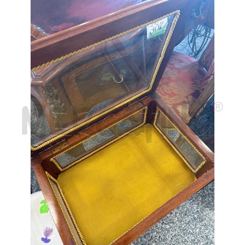 MOBILETTO CONTENITORE LEGNO ANTA IN VETRO | Mercatino dell'Usato Pomezia 4