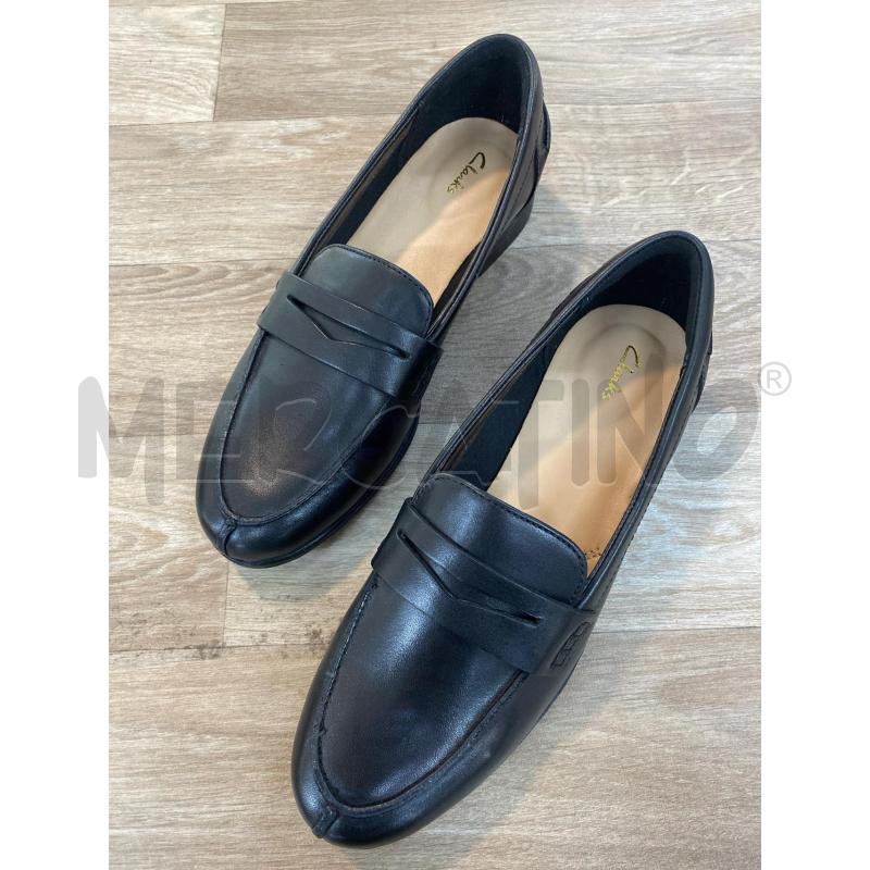 MOCASSINI DONNA CLARKS VERA PELLE NERI | Mercatino dell'Usato Pomezia 3