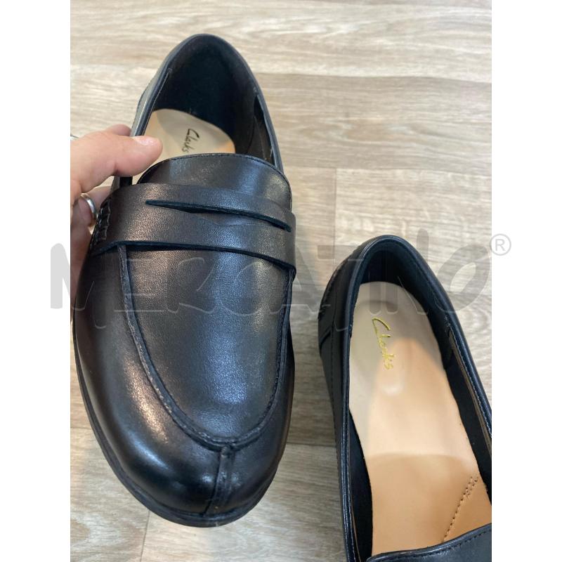 MOCASSINI DONNA CLARKS VERA PELLE NERI | Mercatino dell'Usato Pomezia 5