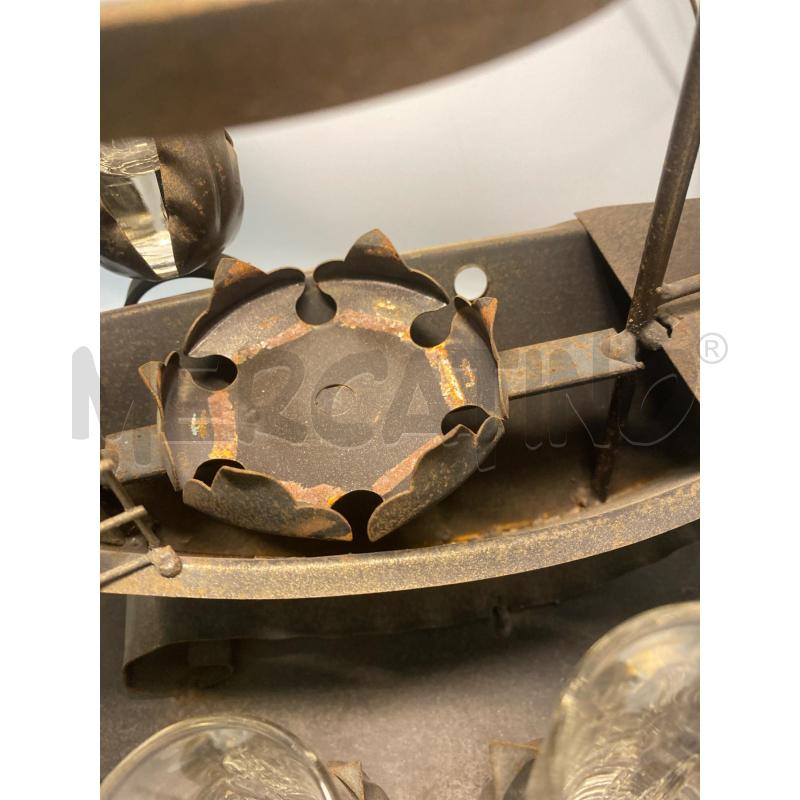 NAVE METALLO DA RIV + BICCHIERI PZ.6  | Mercatino dell'Usato Pomezia 3