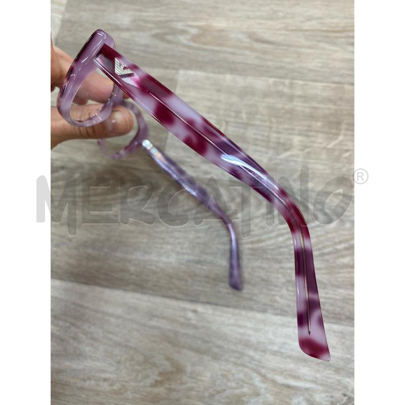 OCCHIALI DONNA EMPORIO ARMANI MACULATI VIOLA/LILLAA | Mercatino dell'Usato Pomezia 2