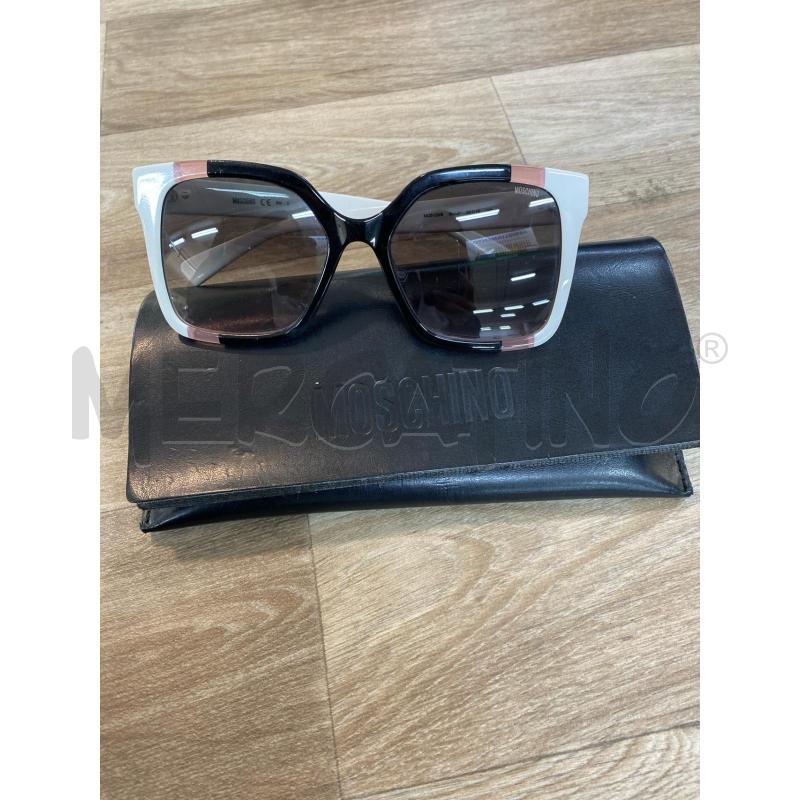 OCCHIALI DONNA MOSCHINO BIANCO NERO ROSA | Mercatino dell'Usato Pomezia 1