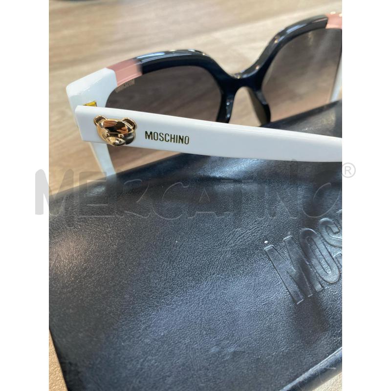 OCCHIALI DONNA MOSCHINO BIANCO NERO ROSA | Mercatino dell'Usato Pomezia 4
