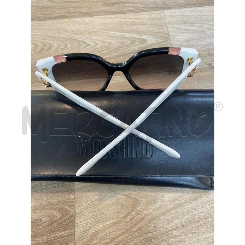 OCCHIALI DONNA MOSCHINO BIANCO NERO ROSA | Mercatino dell'Usato Pomezia 5