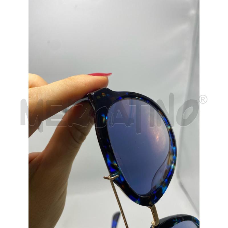 OCCHIALI DONNA SARAGHINA GINGER MONTATURA TARTARUGATA BLU BEIGE | Mercatino dell'Usato Pomezia 5
