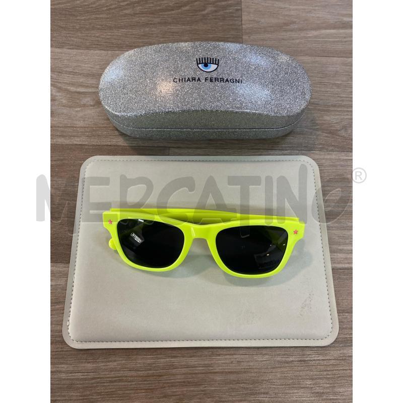OCCHIALI DONNA SOLE GIALLO FLUO CHIARA FERRAGNI CF1006/S | Mercatino dell'Usato Pomezia 1