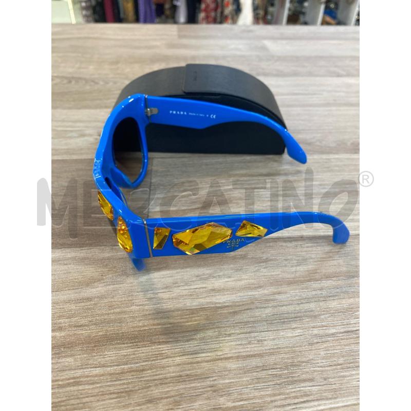 OCCHIALI DONNA SOLE PRADA BLU PIETRE GIALLO | Mercatino dell'Usato Pomezia 2
