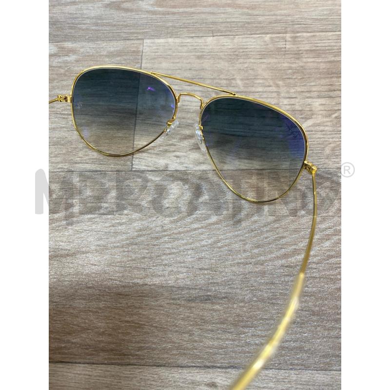 OCCHIALI UOMO SOLE RAYBAN MONTATURA DORATA LENTI BLU | Mercatino dell'Usato Pomezia 4