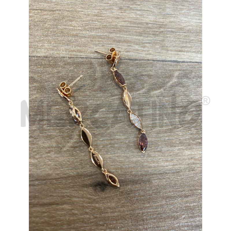 ORECCHINI PENDENTI PIETRE MARCA ROSATO | Mercatino dell'Usato Pomezia 2