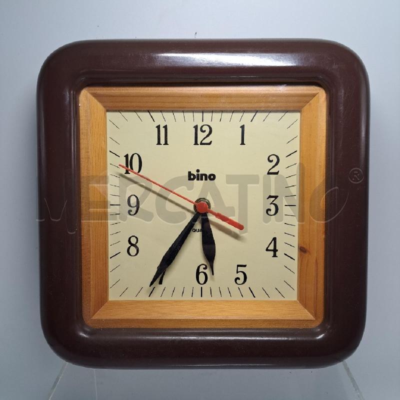 OROLOGIO DA PARETE BINO VNTG QUADRATO | Mercatino dell'Usato Pomezia 1