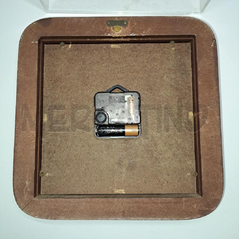 OROLOGIO DA PARETE BINO VNTG QUADRATO | Mercatino dell'Usato Pomezia 3