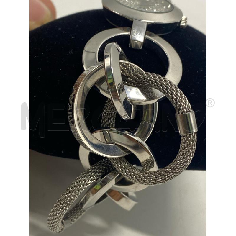 OROLOGIO DA POLSO EMPORIO ARMANI ANELLI IN ACCIAIO | Mercatino dell'Usato Pomezia 3