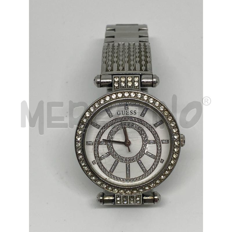 OROLOGIO DA POLSO GUESS ACCIAIO STRASS SEMIRIGIDO | Mercatino dell'Usato Pomezia 1
