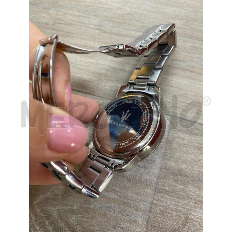 OROLOGIO DA POLSO MASERATI ACCIAIO INOX WATER RESISTANT + SCATOLA | Mercatino dell'Usato Pomezia 3