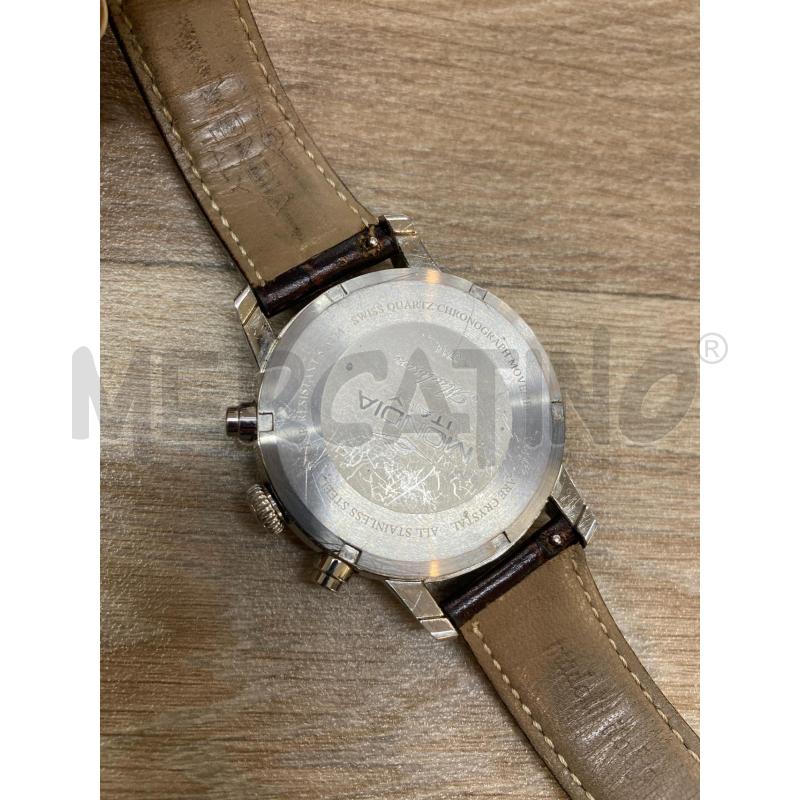 OROLOGIO DA POLSO MONDIA 0714 CINTURINO MARRONE DA RIV | Mercatino dell'Usato Pomezia 3