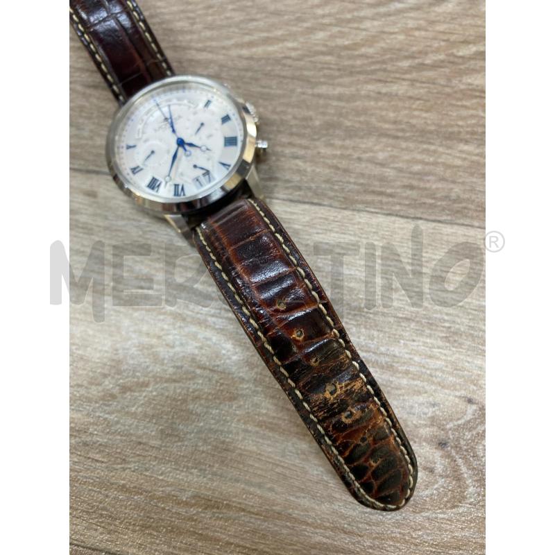 OROLOGIO DA POLSO MONDIA 0714 CINTURINO MARRONE DA RIV | Mercatino dell'Usato Pomezia 4