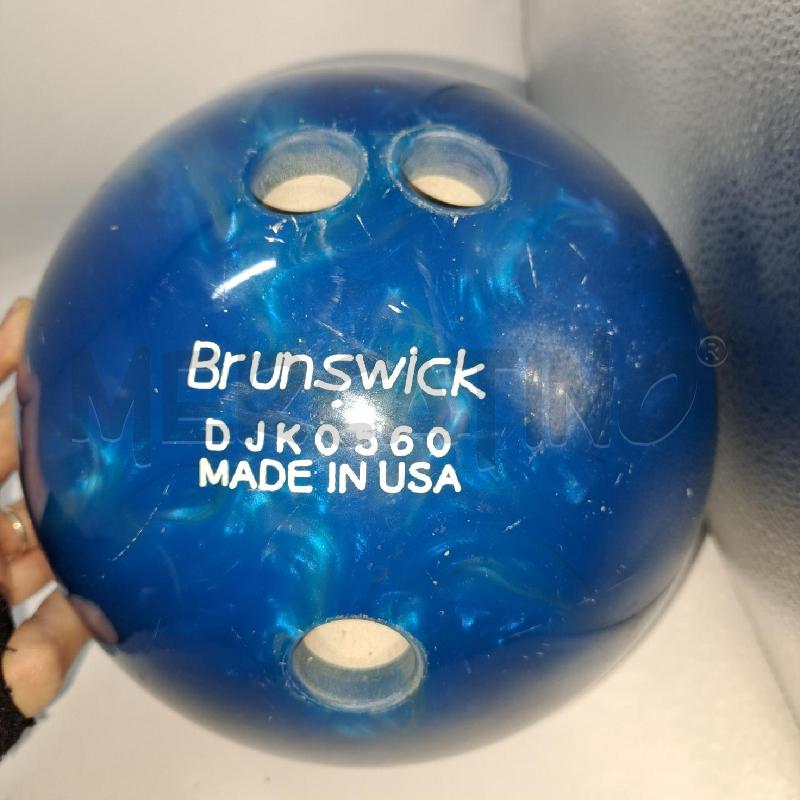 PALLA DA BOWLING BLU 15 BRUNSWICK | Mercatino dell'Usato Pomezia 2