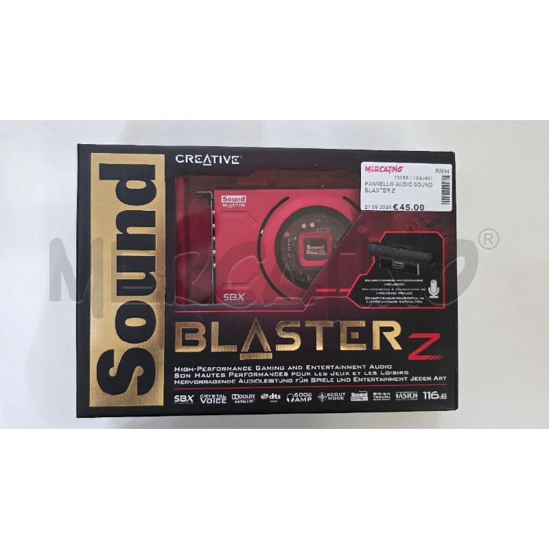 PANNELLO AUDIO SOUND BLASTER Z | Mercatino dell'Usato Pomezia 1