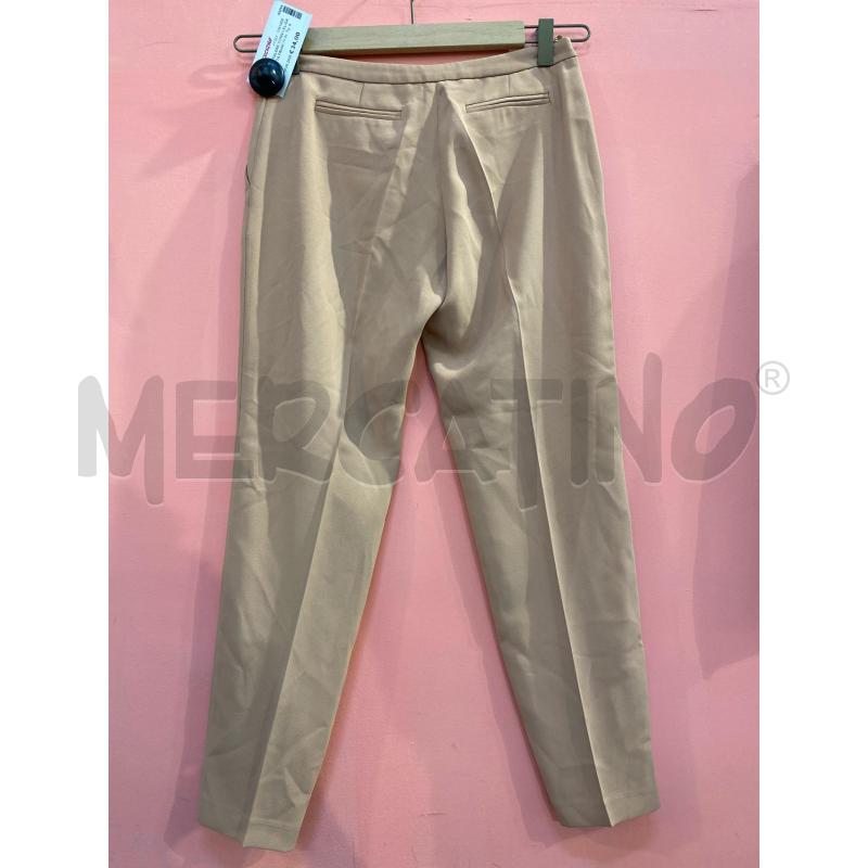 PANTALONE DONNA ELISABETTA FRANCHI BIEGE FIBBIA LOGO | Mercatino dell'Usato Pomezia 3