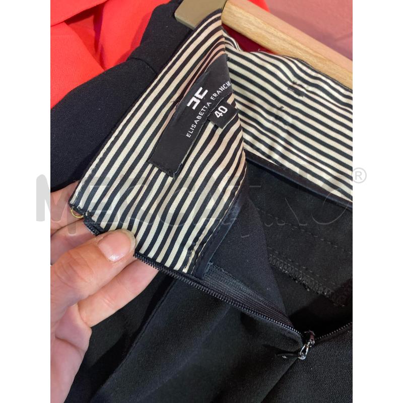 PANTALONE DONNA ELISABETTA FRANCHI NERO 3/4 | Mercatino dell'Usato Pomezia 3