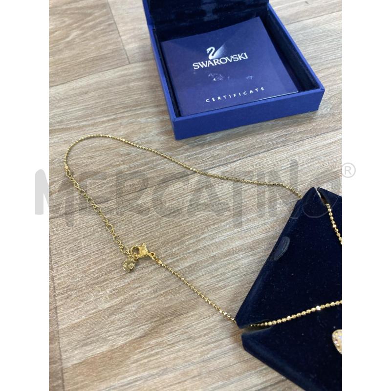 PARURE COLLANA +ORECCHINI GOCCE DORARA SWAROVSKI | Mercatino dell'Usato Pomezia 3