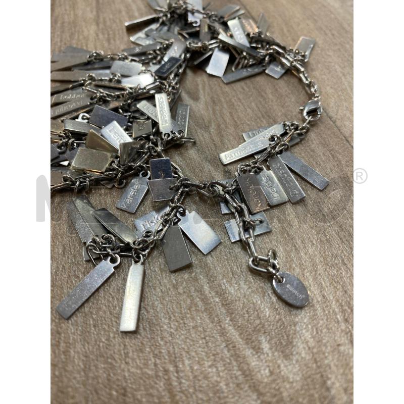 PARURE SWATCH BRACCIALE + ANELLO ACCIAIO SCRITTE INCISIONE | Mercatino dell'Usato Pomezia 4