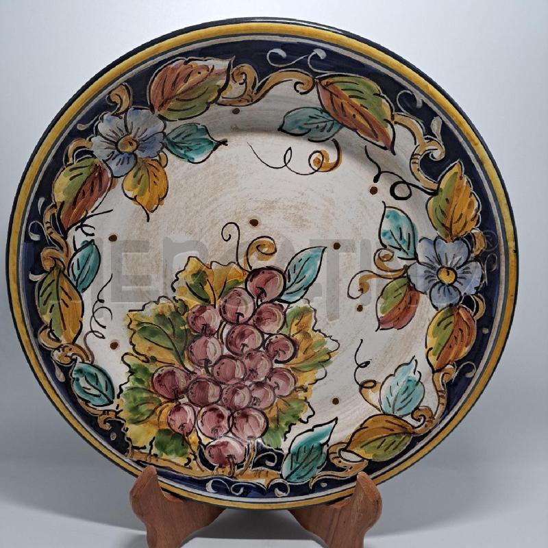 PIATTO CASTELLI 28 CM UVA | Mercatino dell'Usato Pomezia 1