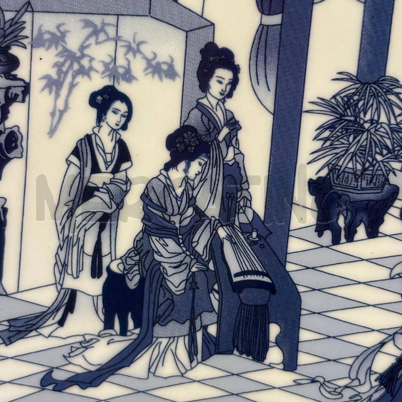 PIATTO DECORATIVO ORIENTALE CON SUPPORTO | Mercatino dell'Usato Pomezia 2