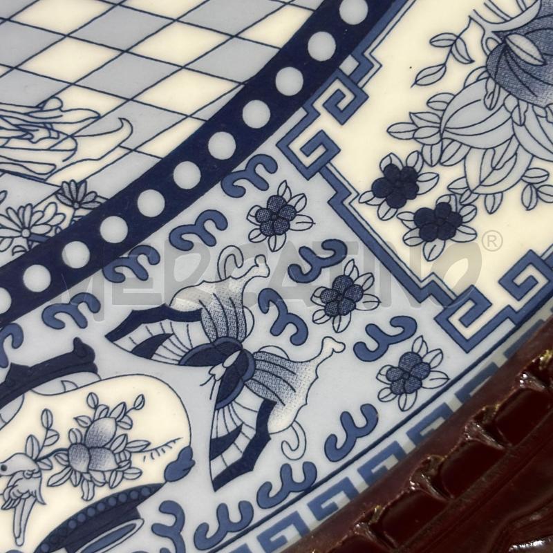 PIATTO DECORATIVO ORIENTALE CON SUPPORTO | Mercatino dell'Usato Pomezia 3