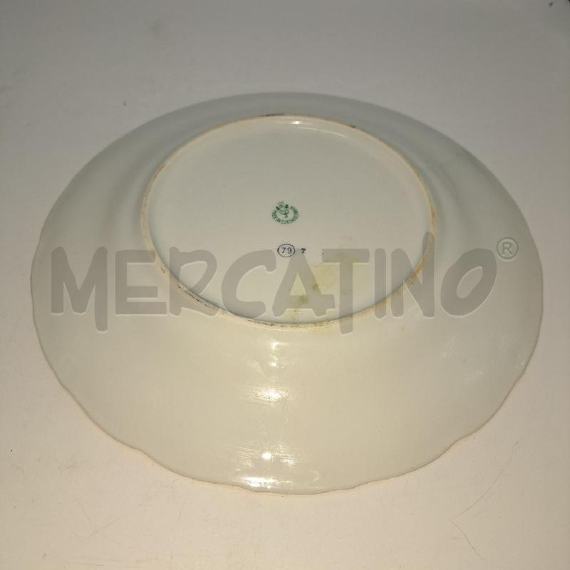 PIATTO POCELLANA CECOSLOVACCHIA B/FIORI GOLD | Mercatino dell'Usato Pomezia 3