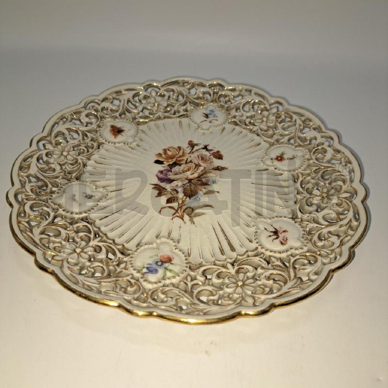 PIATTO ZOLNAY PECS 2241 ROSE CENTRALI | Mercatino dell'Usato Pomezia 2