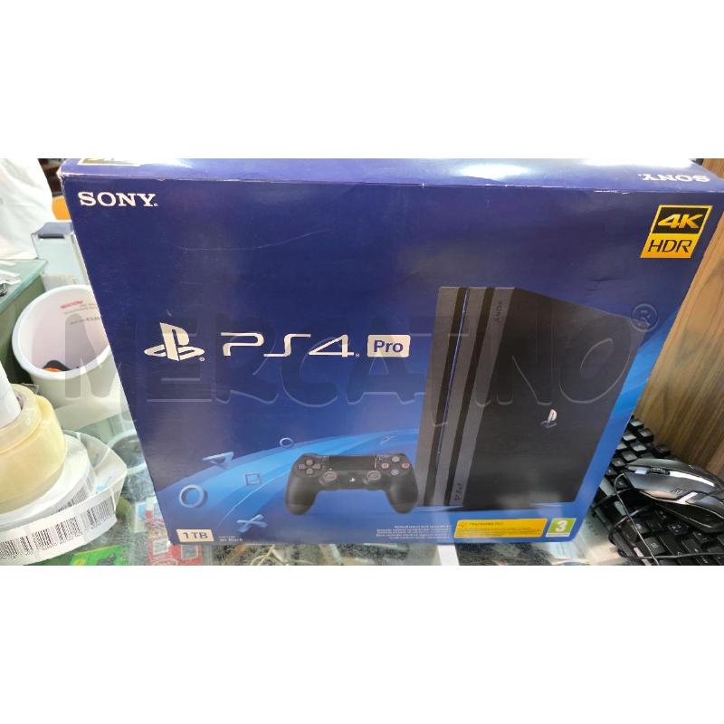 PLAY STATION 4 PRO 1TB SENZA CONTROLLER CON SCATOLA | Mercatino dell'Usato Pomezia 1