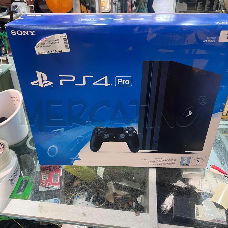 PLAY STATION 4 PS4 PRO 1 TB BOXATA | Mercatino dell'Usato Pomezia 1