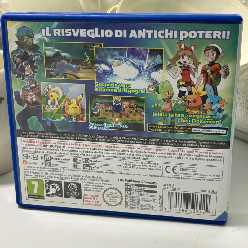 POKÉMON ZAFFIRO ALPHA NINTENDO 3DS | Mercatino dell'Usato Pomezia 2