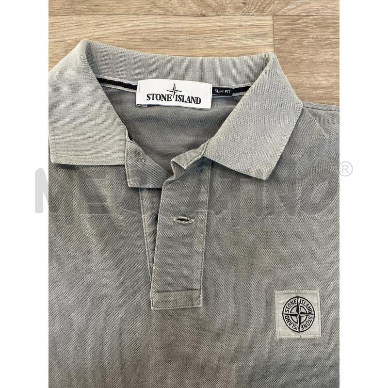 POLO UOMO STONE ISLAND GRIGIA | Mercatino dell'Usato Pomezia 2