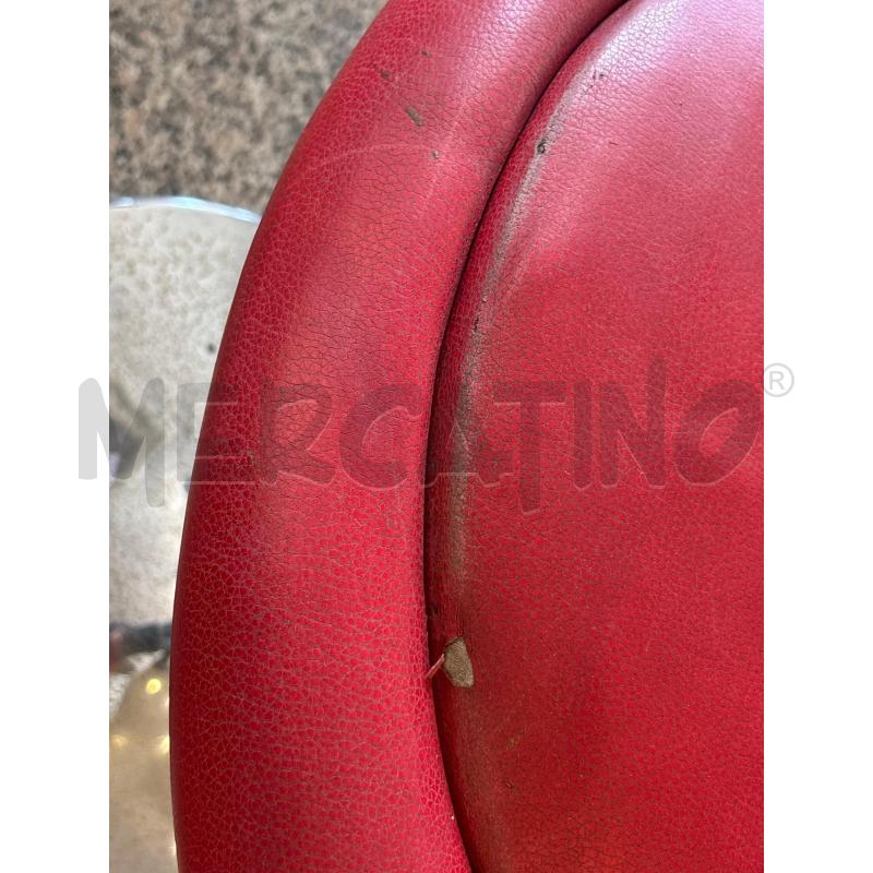POLTRONA ROSSA B/METALLO DA RIVEDERE | Mercatino dell'Usato Pomezia 4