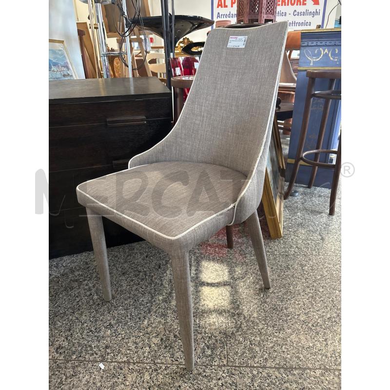 POLTRONCINA STOFFA GRIGIA | Mercatino dell'Usato Pomezia 1