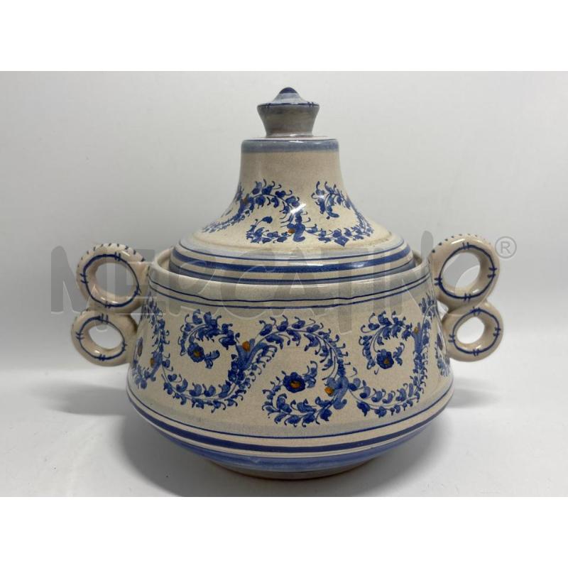 PORTA BON BON CERAMICA DEC BLU | Mercatino dell'Usato Pomezia 1