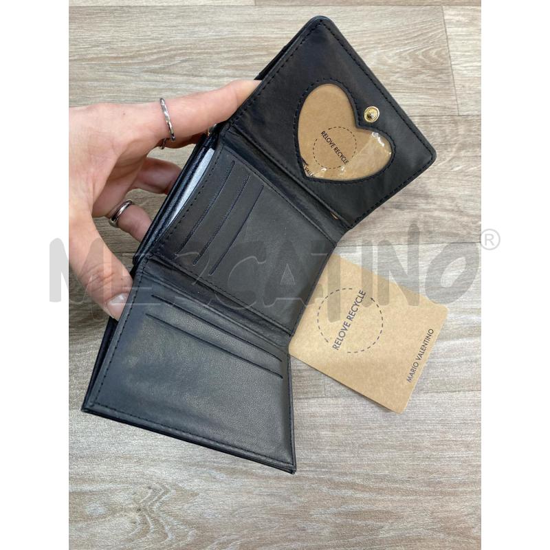 PORTA FOGLIO MARIO VALENTINO RELOVE RECYCLE NERO | Mercatino dell'Usato Pomezia 4