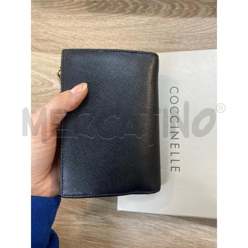 PORTA FOGLIO PELLE NERO COCCINELLE | Mercatino dell'Usato Pomezia 4