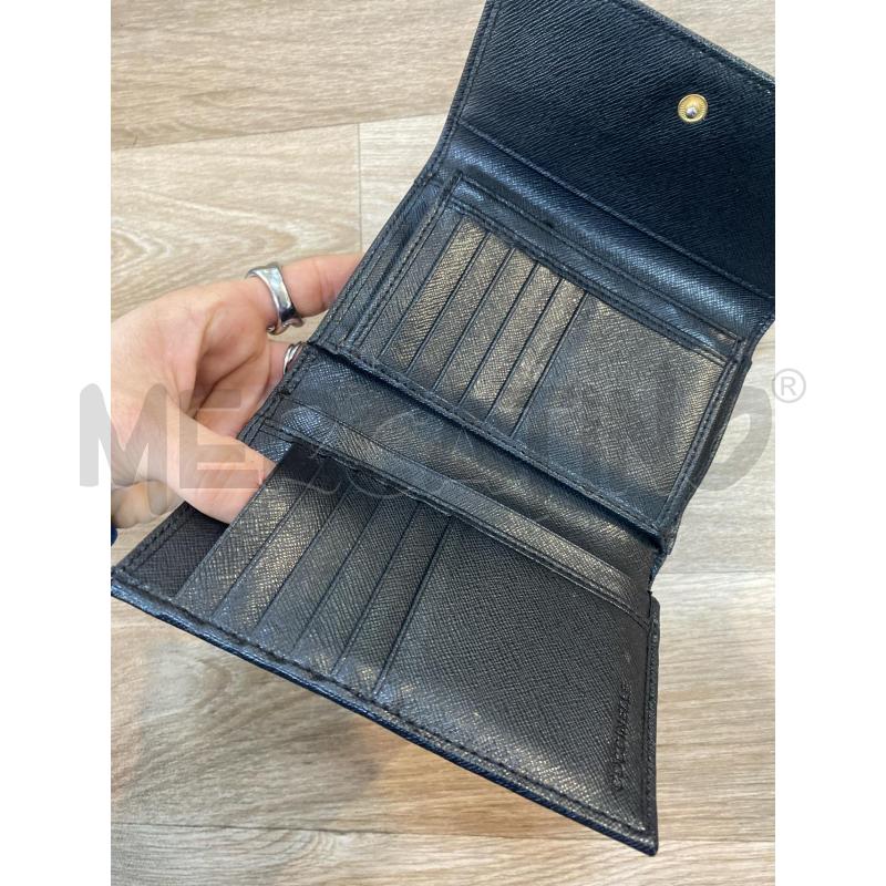 PORTA FOGLIO PELLE NERO COCCINELLE | Mercatino dell'Usato Pomezia 5