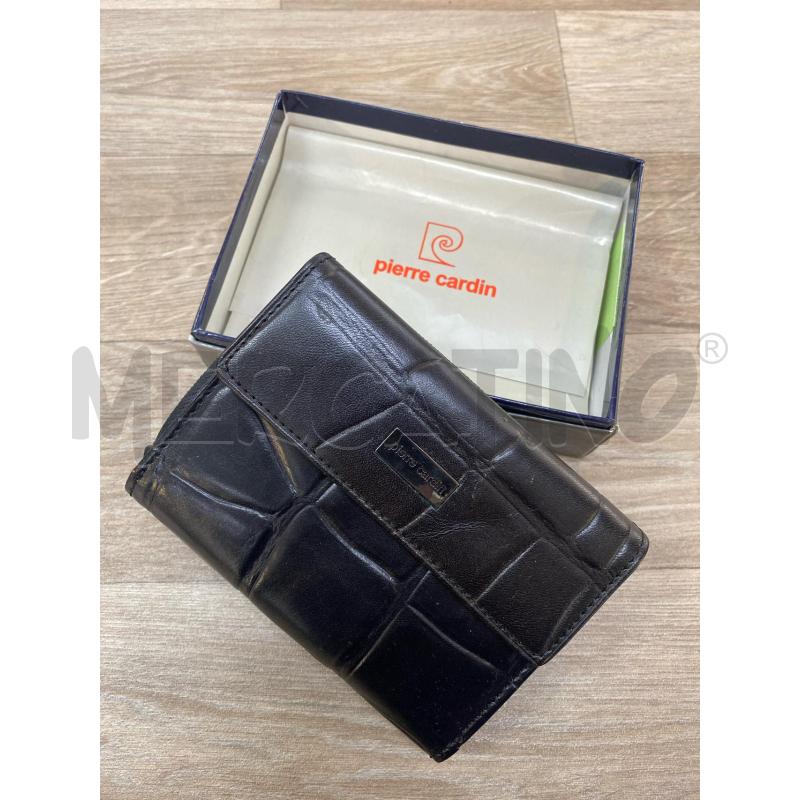 PORTA FOGLIO PIERRE CARDIN IN PELLE NERO | Mercatino dell'Usato Pomezia 1