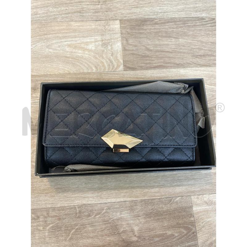 PORTA FOGLIO TRACOLLA NERO CHARLES&KEITH | Mercatino dell'Usato Pomezia 1