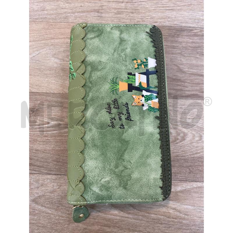 PORTA FOGLIO VERDE VENDULA BOTANIST | Mercatino dell'Usato Pomezia 3