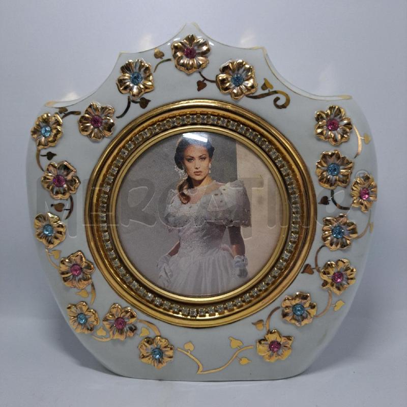 PORTA FOTO CERAM CAPODIMONTE | Mercatino dell'Usato Pomezia 1