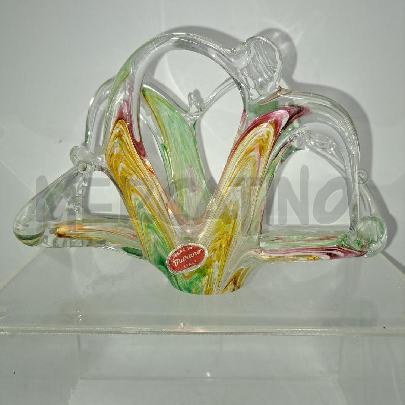 PORTA SALVIETTE  VETRO MURANO  | Mercatino dell'Usato Pomezia 1