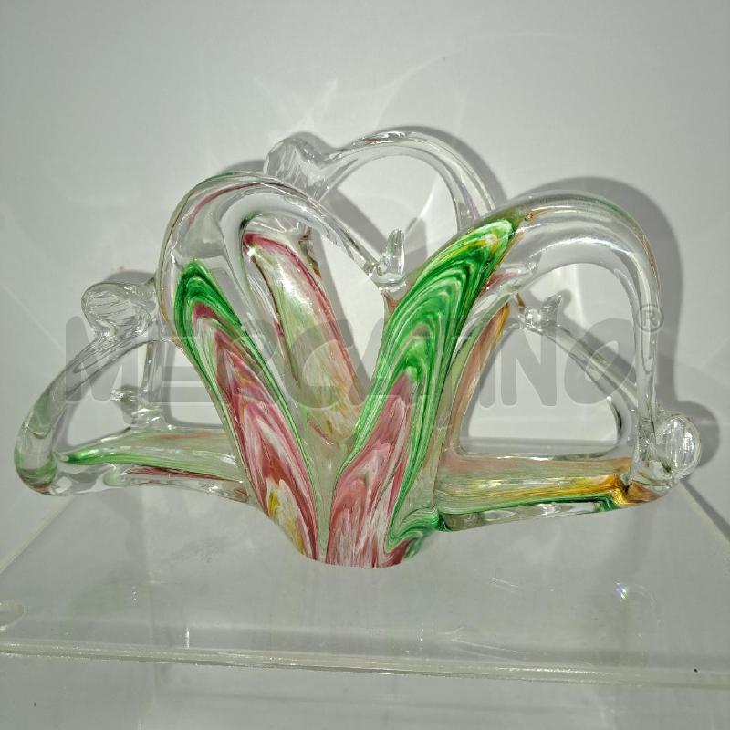 PORTA SALVIETTE  VETRO MURANO  | Mercatino dell'Usato Pomezia 2