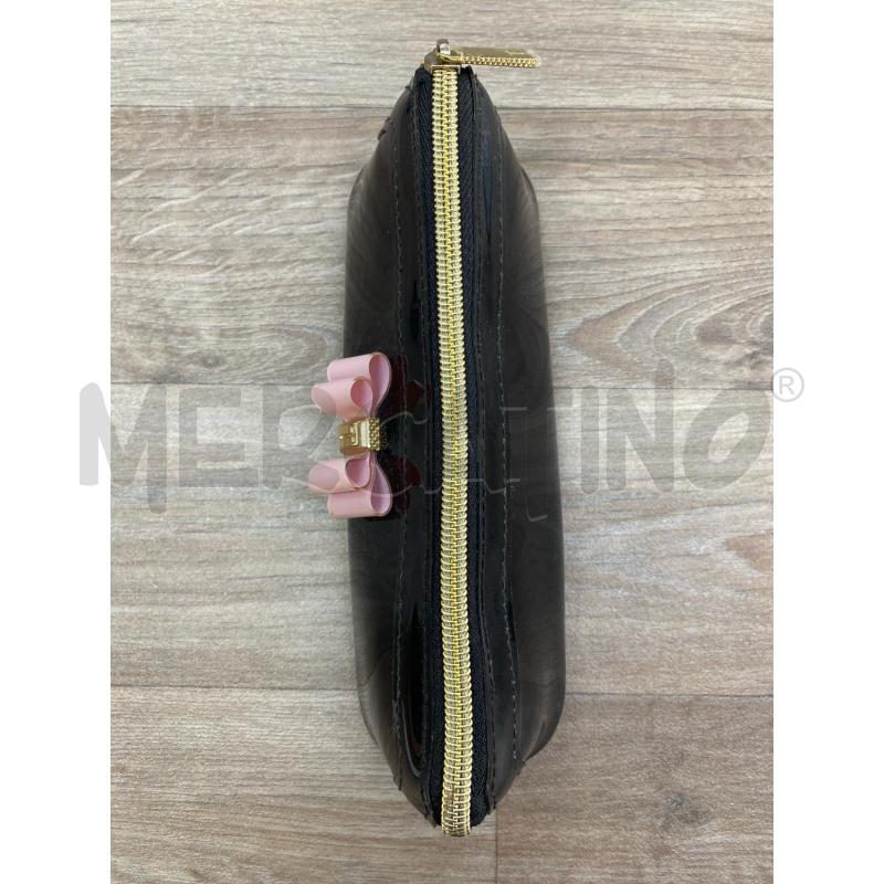 PORTA TRUCCHI TED BAKER NERO FIOCCHETTO ROSA  | Mercatino dell'Usato Pomezia 3