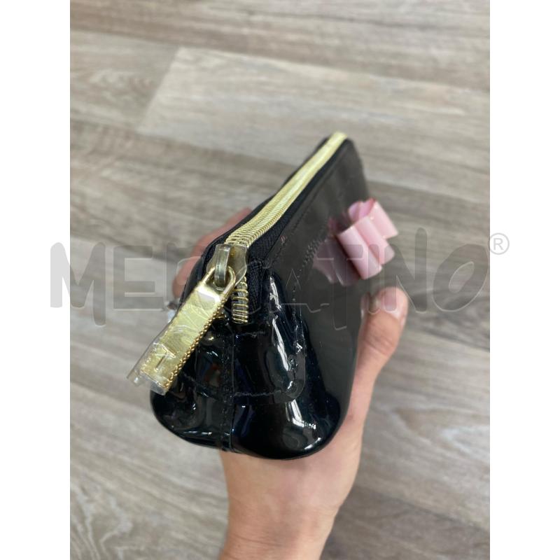 PORTA TRUCCHI TED BAKER NERO FIOCCHETTO ROSA  | Mercatino dell'Usato Pomezia 5