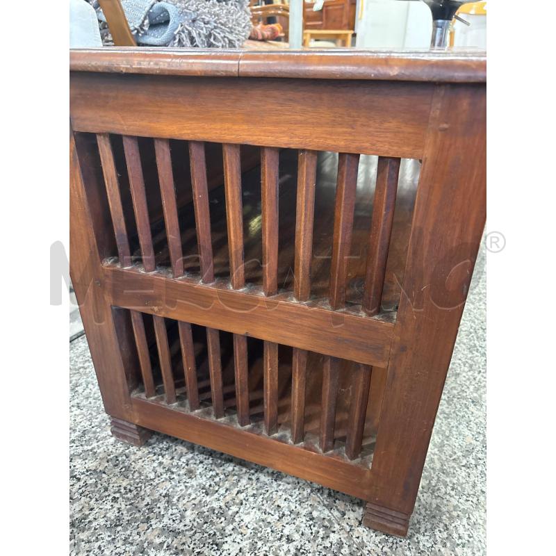 PORTA TV MOGANO INDONESIANO | Mercatino dell'Usato Pomezia 3